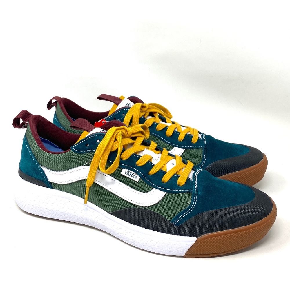 VANS UltraRange EXO Shoes Low Top Green Men’s Suede Size Sneakers VN0A4UWM60Q - Picture 1 of 9